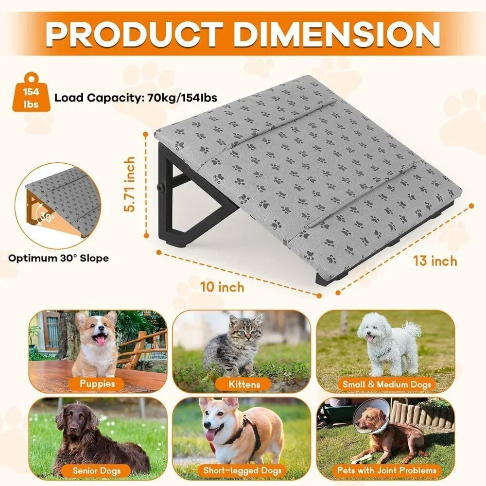 Dog Ramp with Anti-Slip Bump for Stairs